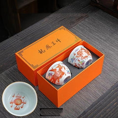 Chinese Retro Enamel Tea Cup Tea Cup