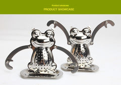 Frog Tea Strainer Does Not Stainless Steel Tea Strainers Creative Tea Making Device Compartment