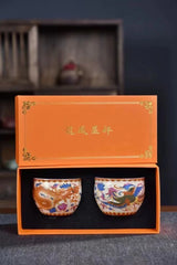 Chinese Retro Enamel Tea Cup Tea Cup