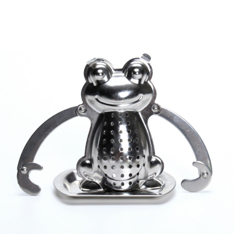 Frog Tea Strainer Does Not Stainless Steel Tea Strainers Creative Tea Making Device Compartment