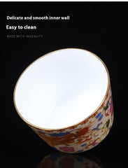 Chinese Retro Enamel Tea Cup Tea Cup