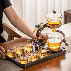 Glass Automatic Tea Set Household Teapot Tea Cup