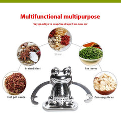 Frog Tea Strainer Does Not Stainless Steel Tea Strainers Creative Tea Making Device Compartment