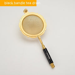 Pure Brass Tea Strainer Kung Fu Tea Set Filter Accessories Tea Filter Fair Tea Water Separation Utensils