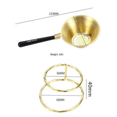 Pure Brass Tea Strainer Kung Fu Tea Set Filter Accessories Tea Filter Fair Tea Water Separation Utensils