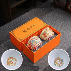 Chinese Retro Enamel Tea Cup Tea Cup