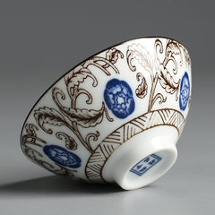 Ceramic Cup Bamboo Hat Tea Large Kung Fu Tea Set Tea Cup Tea Cup Cup