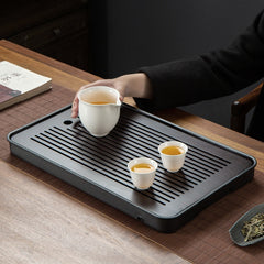 Small Draining Water Storage Tea Table Kung Fu Tea Set Bamboo Tea Pitcher Tea Table Tray