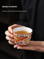 Chinese Retro Enamel Tea Cup Tea Cup
